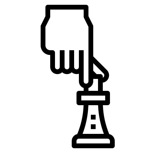 Chess playing chess strategy icon