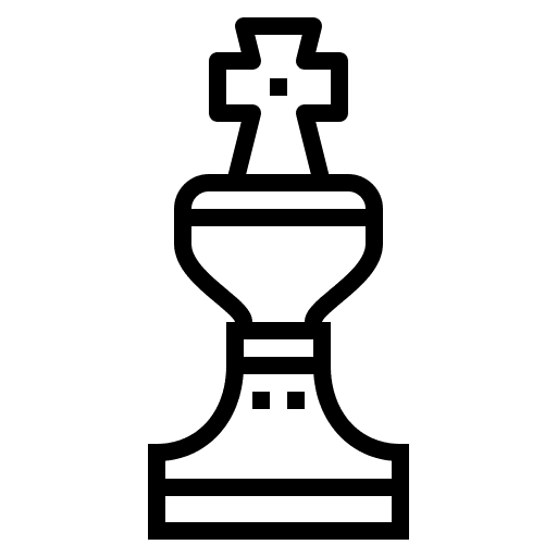 King chess piece game chess icon