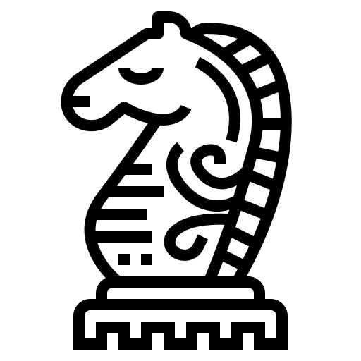 Knight gaming chess knight icon