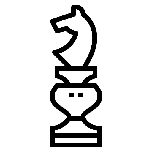 Knight strategy gaming game icon