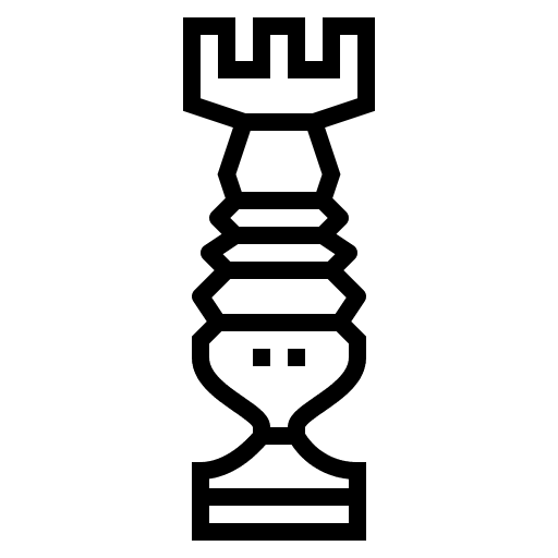 Rook game gaming chess piece icon