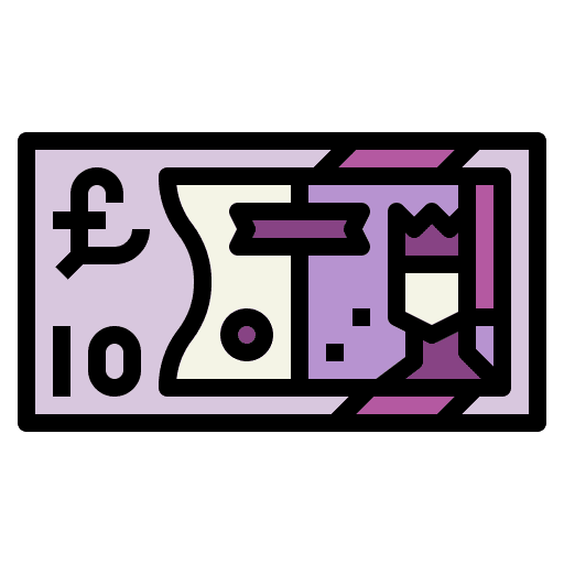 Pound pound finance money icon