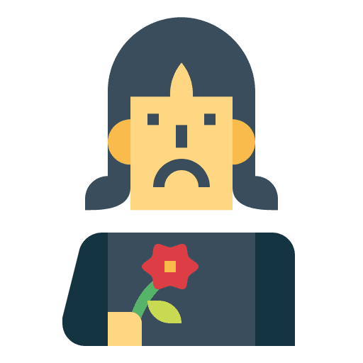 Grief sad user feelings icon Grief sad user feelings icon