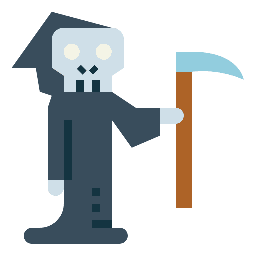 Grim reaper character reaper halloween icon Grim reaper character reaper halloween icon