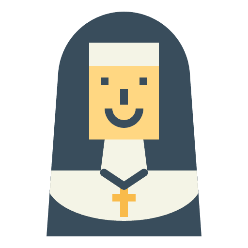 Nun woman cultures christian icon Nun woman cultures christian icon