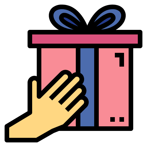 Gift box surprise loyalty program gift box icon Gift box surprise loyalty program gift box icon