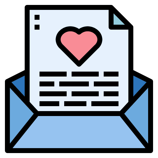 Letter mail letter communications icon Letter mail letter communications icon