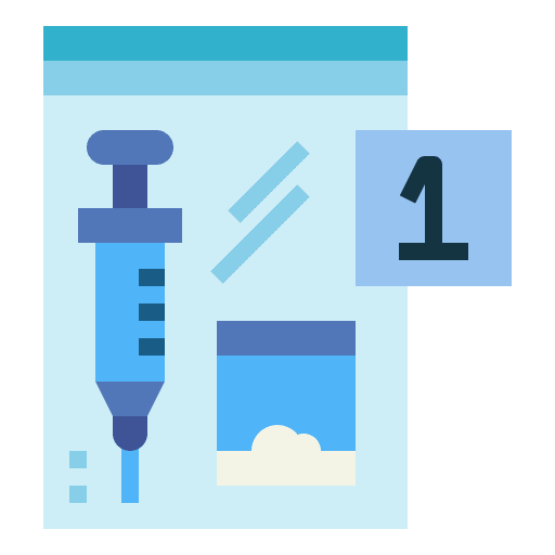 Drugs evidence medicine bag icon