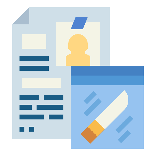 Evidence murder suspect evidence icon