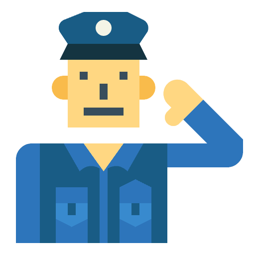 Policeman professions and jobs police people icon Policeman professions and jobs police people icon
