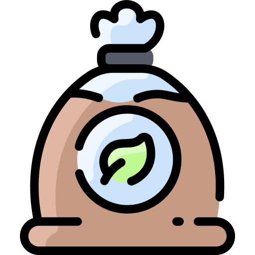 Fertilizer fertilizer manure bag icon