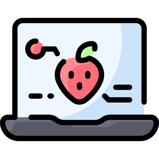 Laptop smart farm agriculture laptop icon