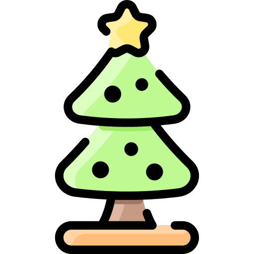 Christmas tree pine ornament christmas icon