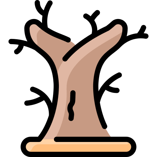 Dead tree nature tree wood icon