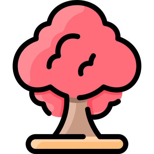 Maple wood botanical woodland icon