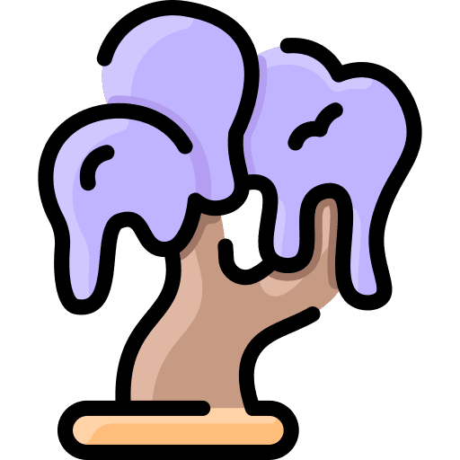 Wisteria woodland tree nature icon Wisteria woodland tree nature icon