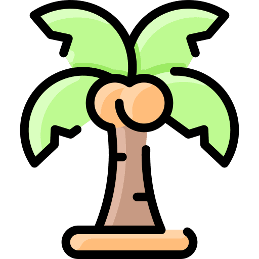 Palm botanical tree nature icon Palm botanical tree nature icon