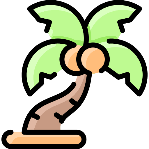 Palm coconut nature palm icon Palm coconut nature palm icon