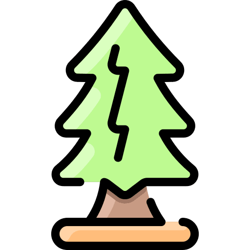 Pine tree wood botanical pine tree icon Pine tree wood botanical pine tree icon