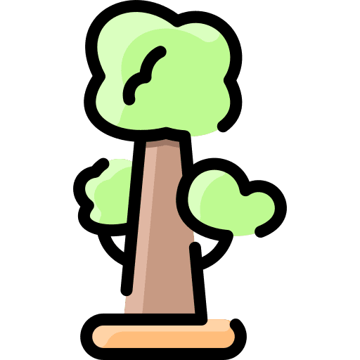 Tree botanical woodland wood icon Tree botanical woodland wood icon