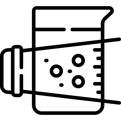 Colloid colloid chemical chemistry icon
