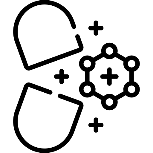 Pills nanotech capsule pills icon