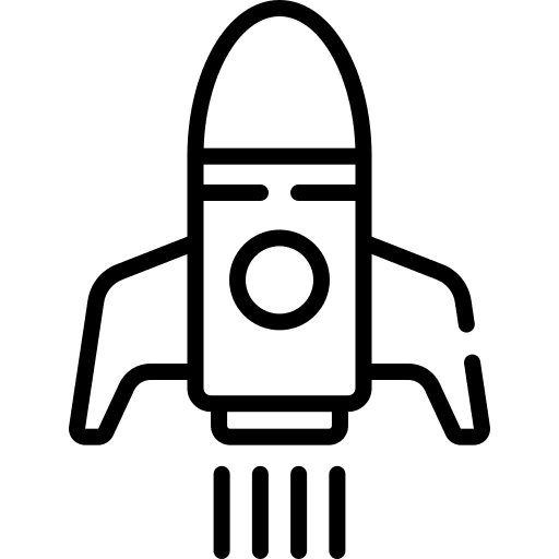 Rocket rocket transportation rocket ship icon Rocket rocket transportation rocket ship icon