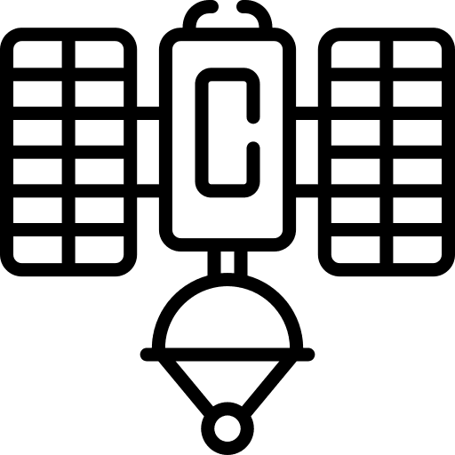 Satellite satellite technology connection icon Satellite satellite technology connection icon