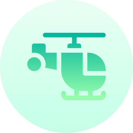 Helicopter transport flight plane icon Helicopter transport flight plane icon