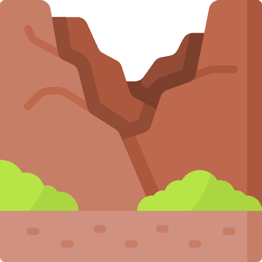 King canyon australia nature landscape icon