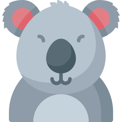 Koala zoology animal kingdom zoo icon