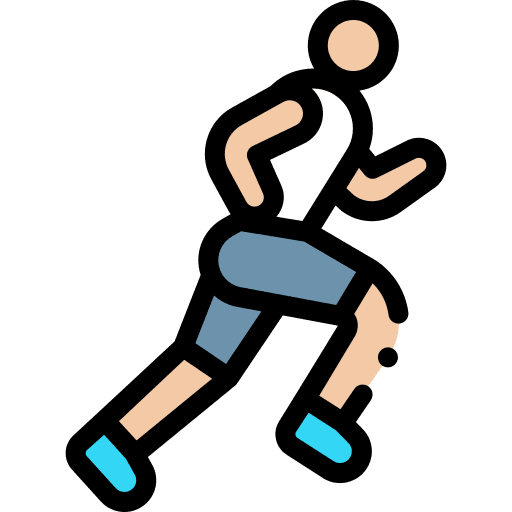 Running trail running jogging run icon