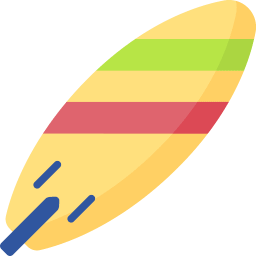 Surfboard sport surfboard sports and competition icon