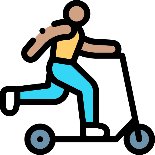 Scooter scooter people transportation icon Scooter scooter people transportation icon