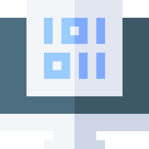 Binary code monitor code language binary code icon Binary code monitor code language binary code icon