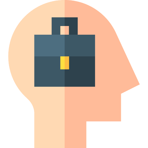 Business intelligence businessman mind business and finance icon Business intelligence businessman mind business and finance icon