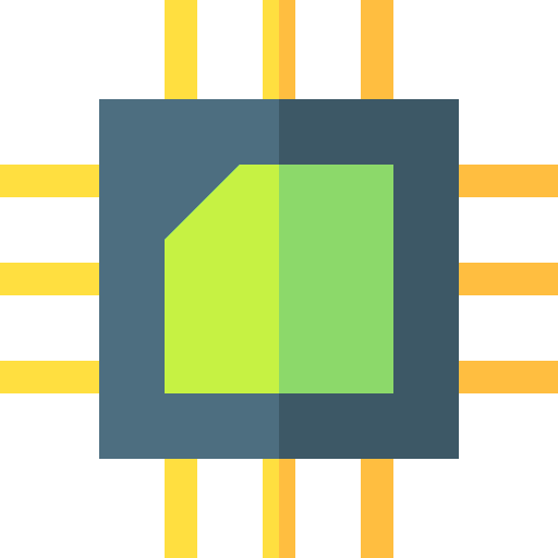 Chip chip ram bit icon Chip chip ram bit icon