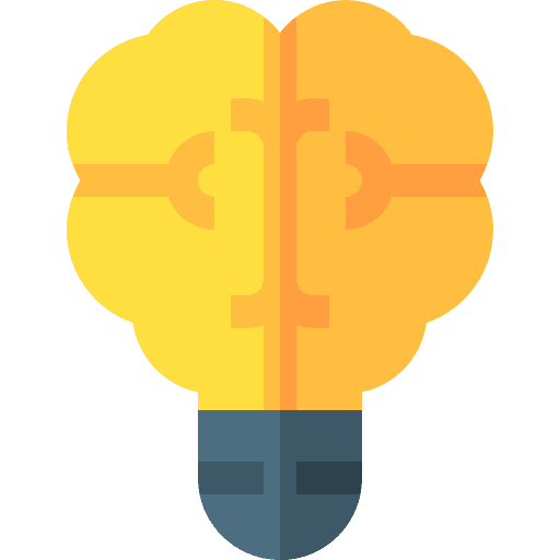 Innovation light bulb brainstorm creativity icon Innovation light bulb brainstorm creativity icon