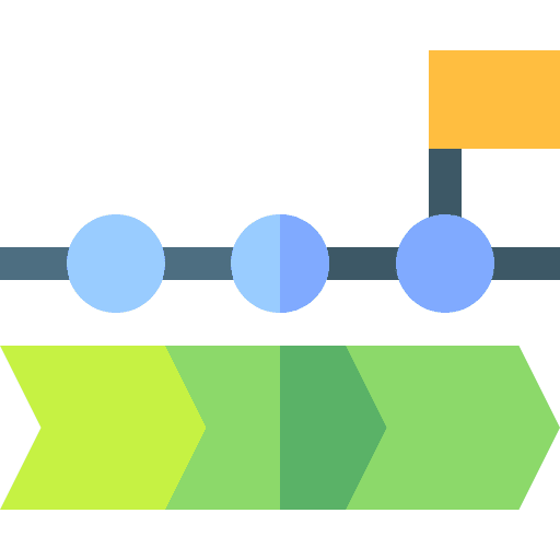 Process structure process business and finance icon