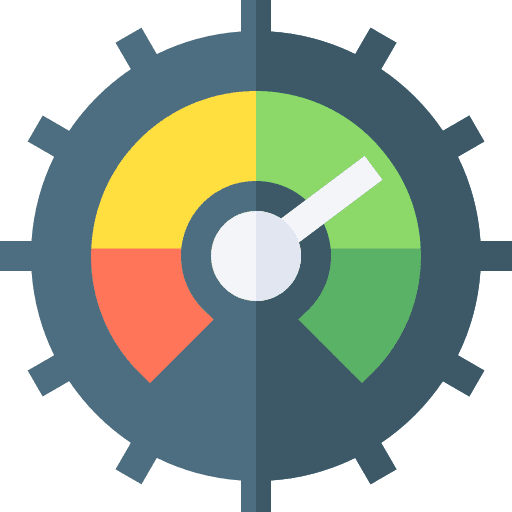 Productivity business and finance measure efficiency icon Productivity business and finance measure efficiency icon
