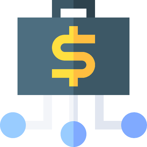 Business dollar model money icon Business dollar model money icon