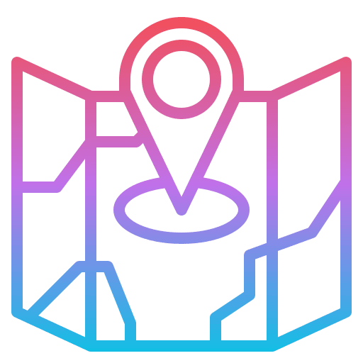 Map pin map pointer placeholder icon