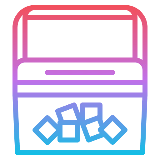 Ice bucket bucket ice bucket camping icon Ice bucket bucket ice bucket camping icon