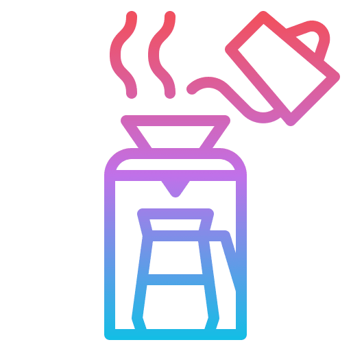 Coffee beverage food and restaurant coffee maker icon Coffee beverage food and restaurant coffee maker icon