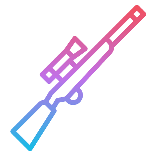 Gun pistol weapons sports and competition icon Gun pistol weapons sports and competition icon