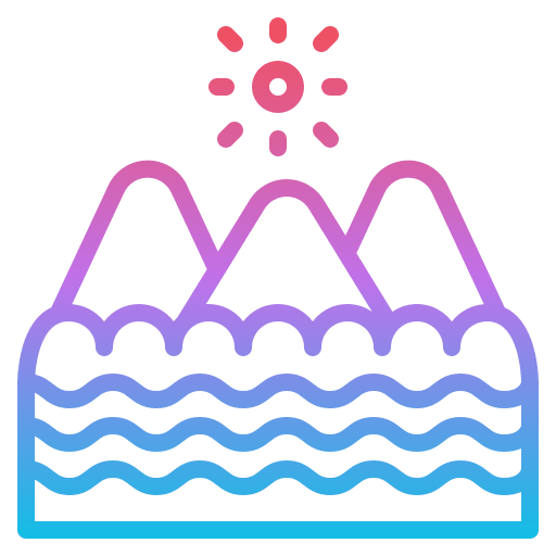 Mountain mountain landscape camping icon Mountain mountain landscape camping icon