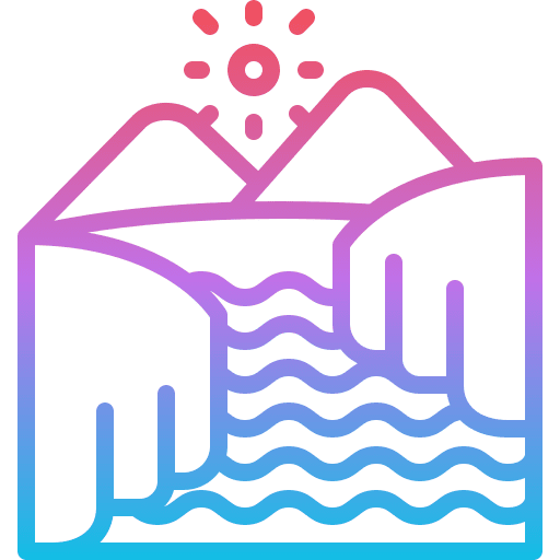 River outdoor ocean wind icon River outdoor ocean wind icon