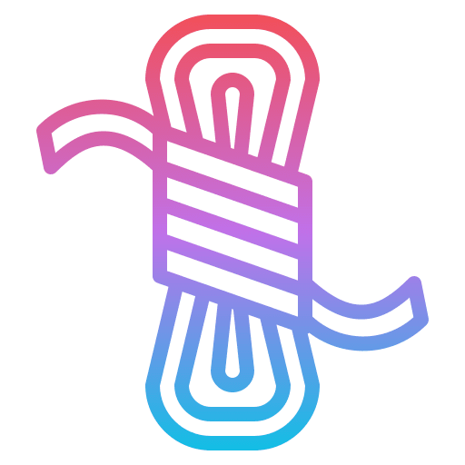 Rope construction and tools rope climbing icon Rope construction and tools rope climbing icon