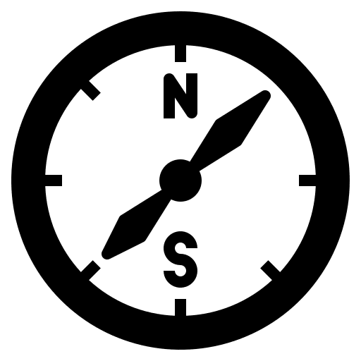 Compass orientation cardinal points direction icon Compass orientation cardinal points direction icon