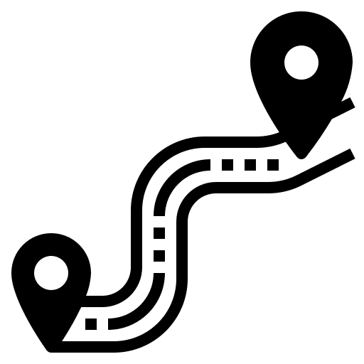 Navigation route placeholder far icon
